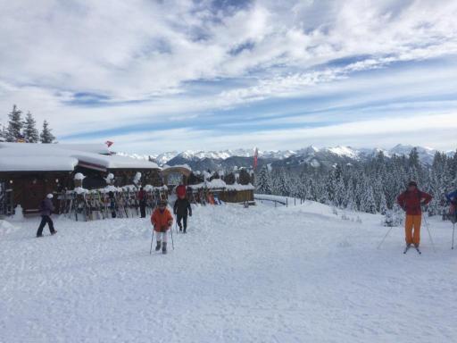 Herrlichste Bedingungen auf den Hütten